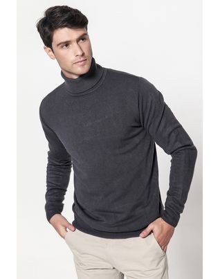 remera cuello alto hombre