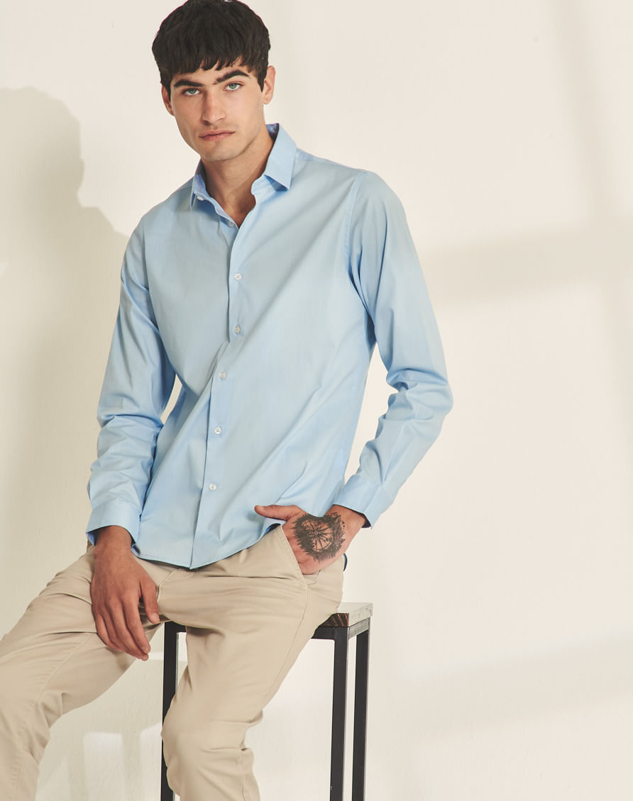 Camisa vestir slim confort DENVER