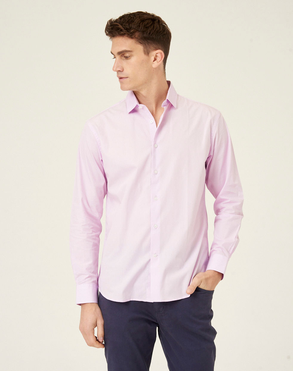 Camisa vestir regular 100% algodón FIGUERA