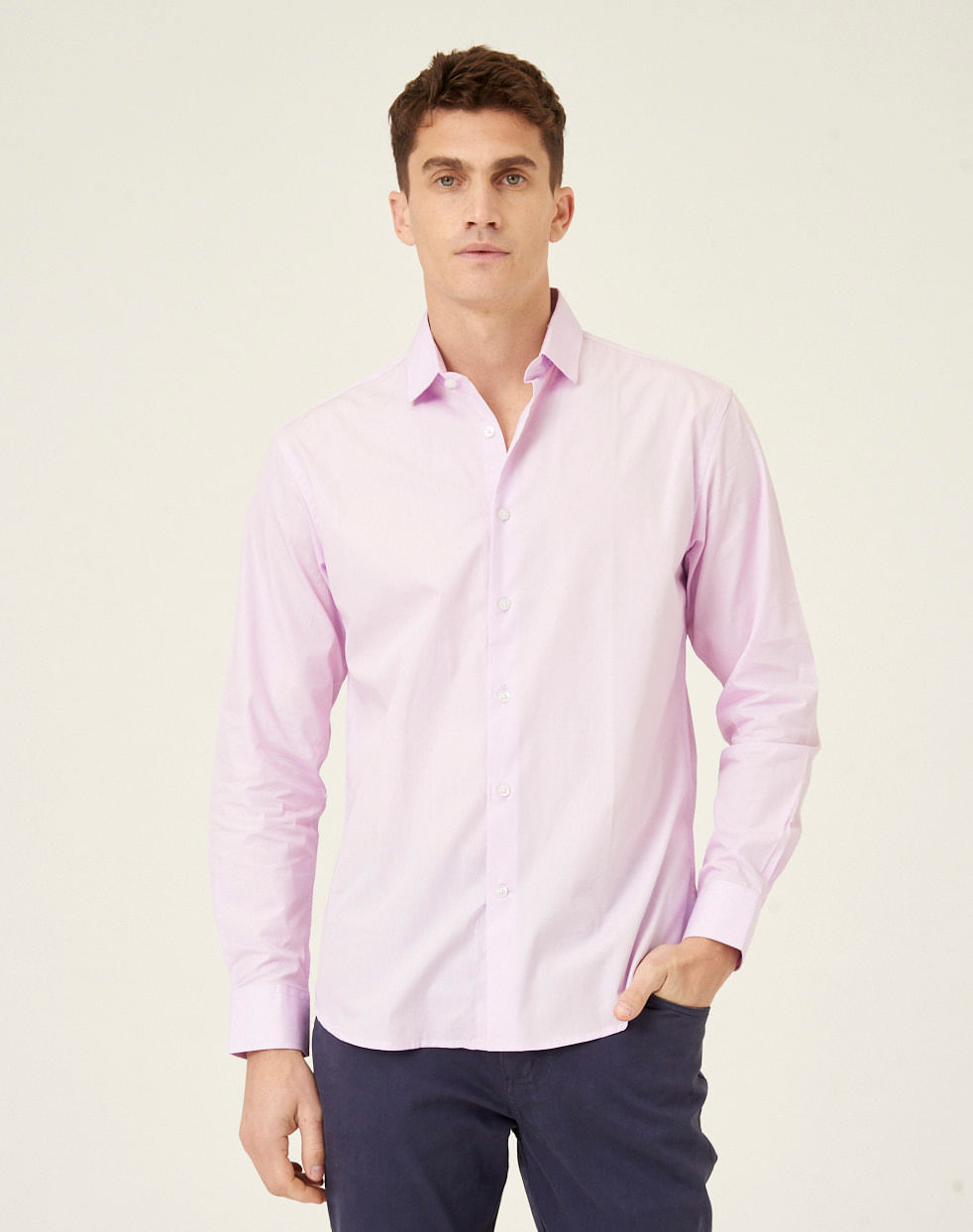 Camisa vestir regular 100% algodón FIGUERA — imagen 5