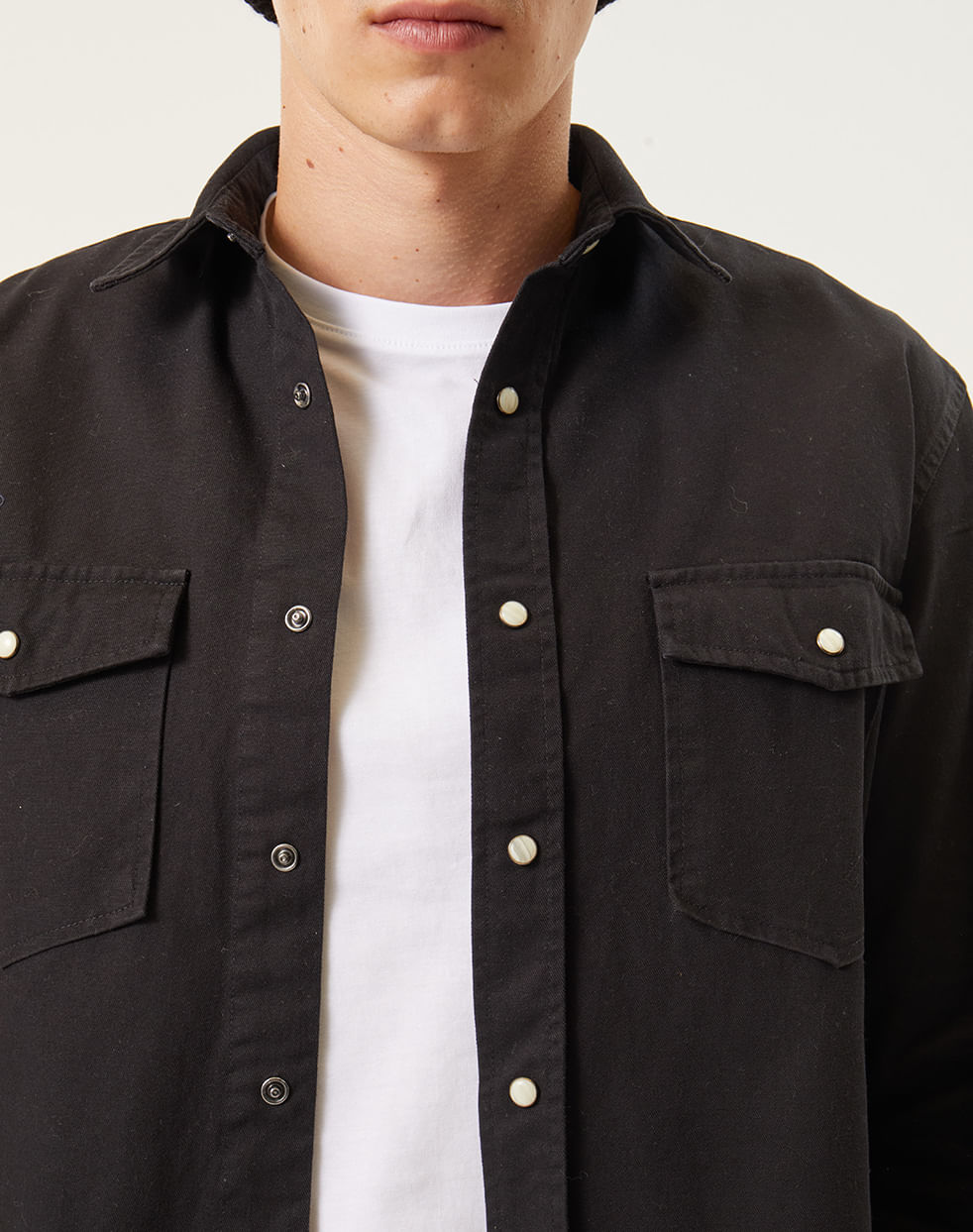 Camisa regular denim 100% algodón JACOB — imagen 6