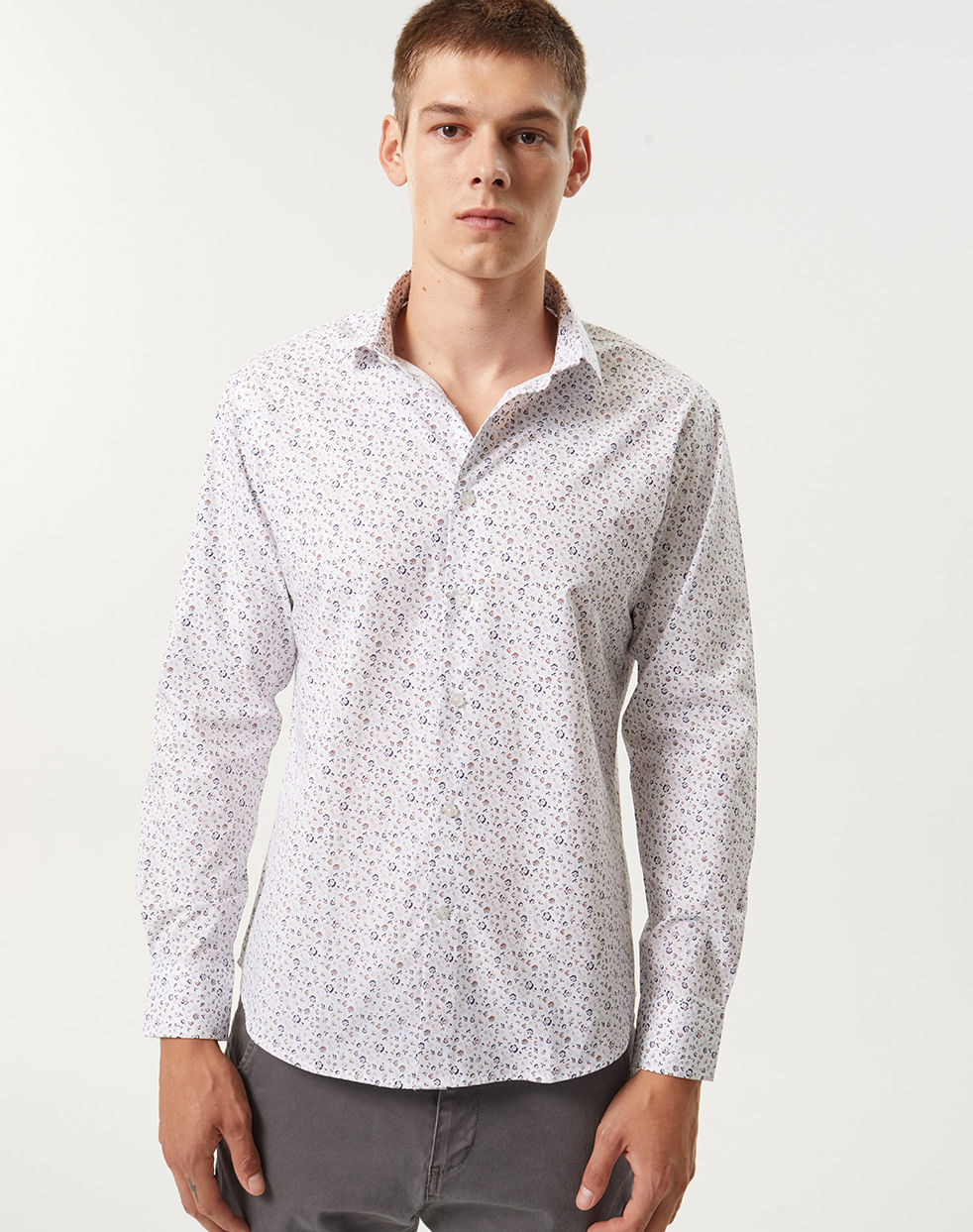 Camisa regular 100% algodón JAYDEN — imagen 3