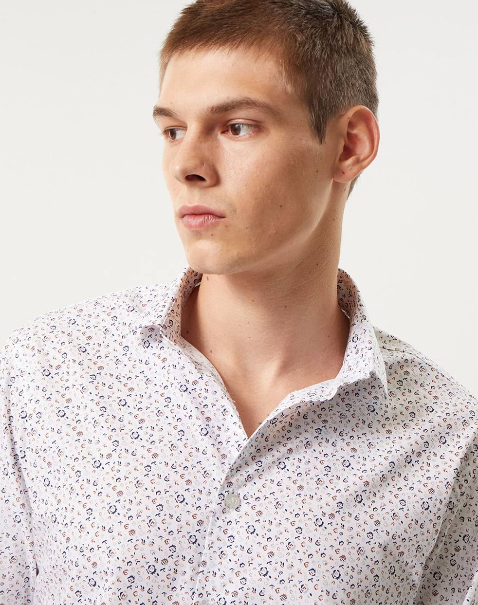 Camisa regular 100% algodón JAYDEN — imagen 5