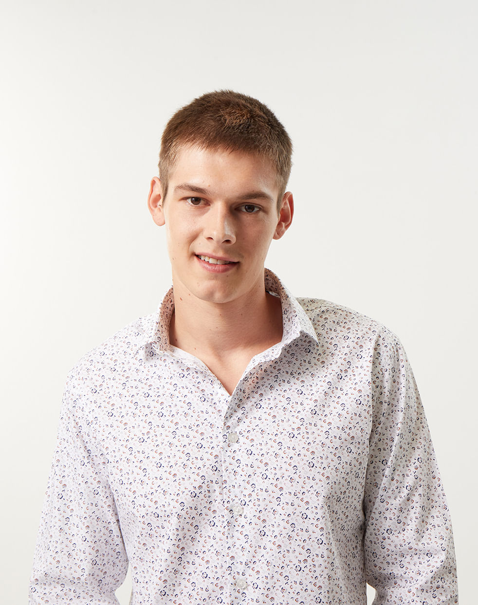 Camisa regular 100% algodón JAYDEN — imagen 6