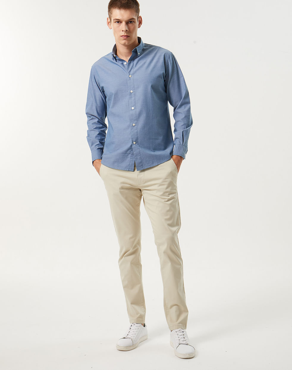 Camisa regular 100% algodón JAMIE