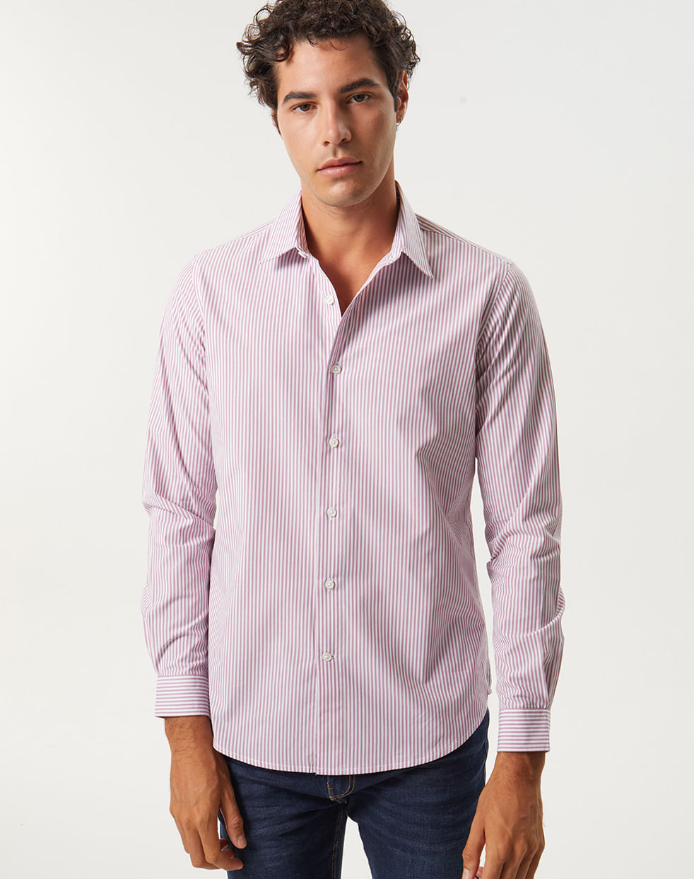 Camisa slim 100% algodón ELI
