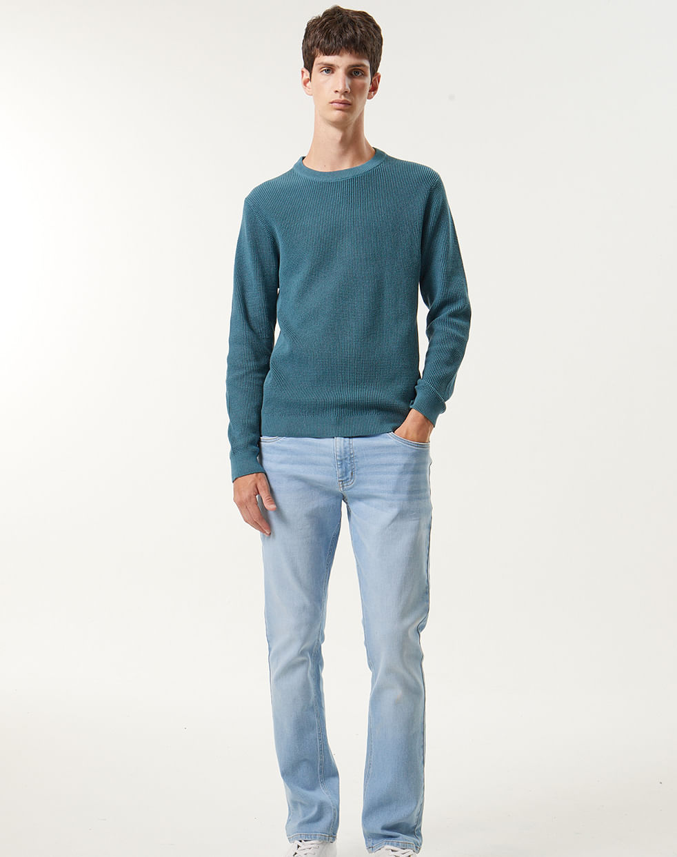 Sweater tramado 100% algodón OSCAR