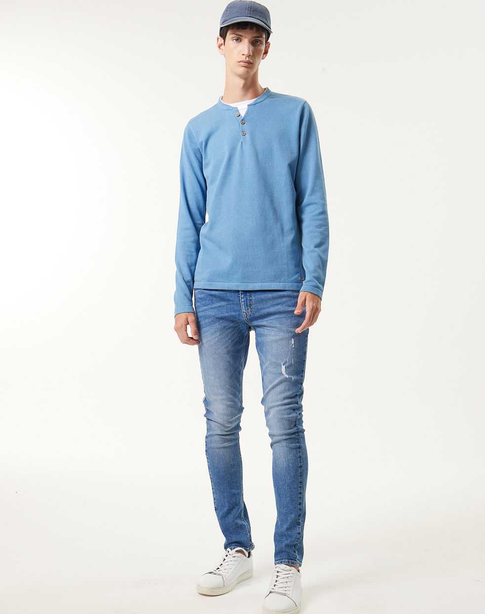 Sweater liso 100% algodón JOSEP