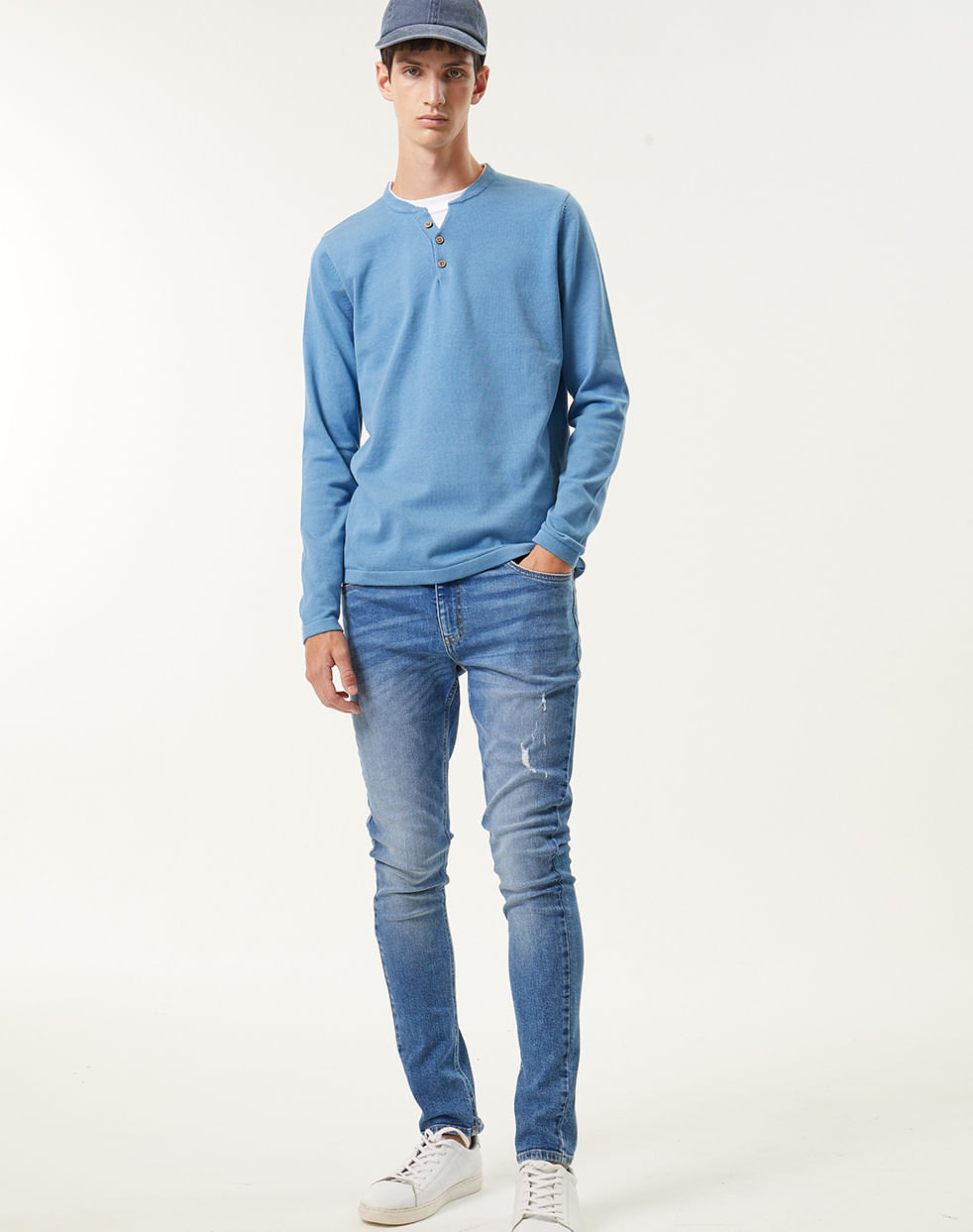 Sweater liso 100% algodón JOSEP — imagen 2