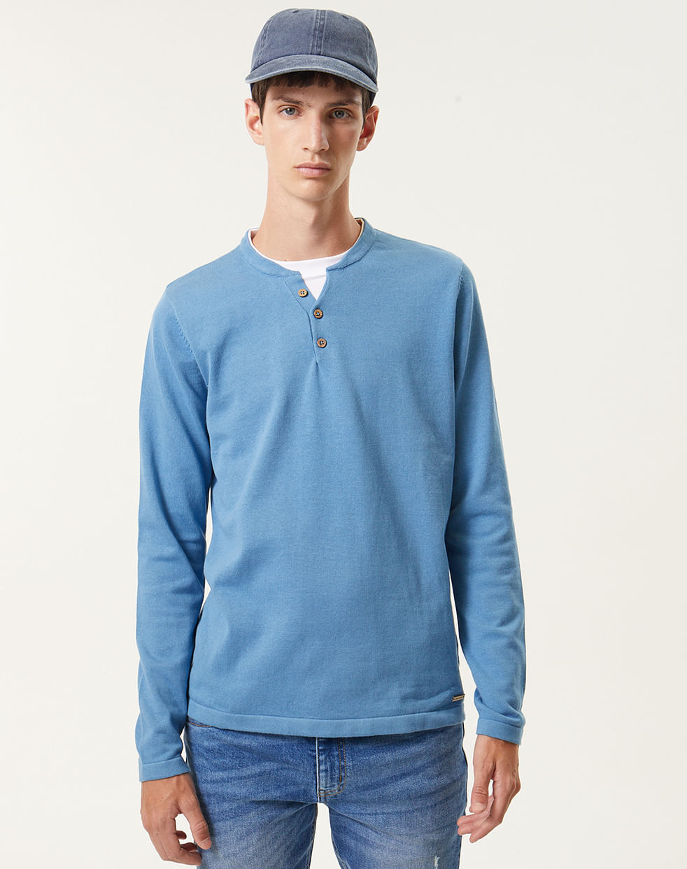 Sweater liso 100% algodón JOSEP — imagen 3