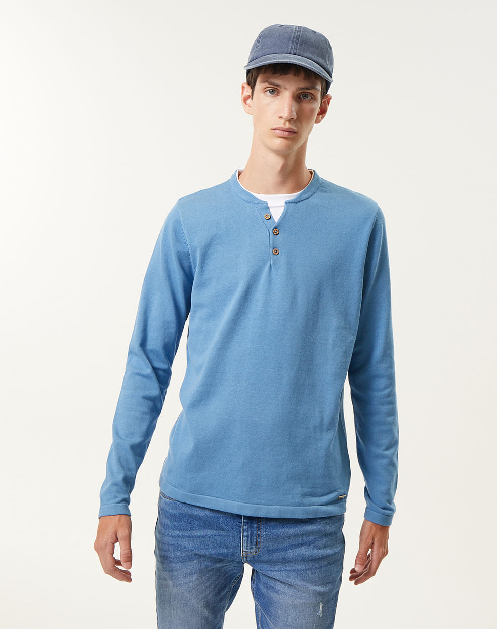 Sweater liso 100% algodón JOSEP — imagen 5
