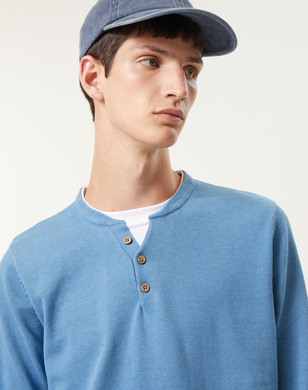 Sweater liso 100% algodón JOSEP — imagen 6