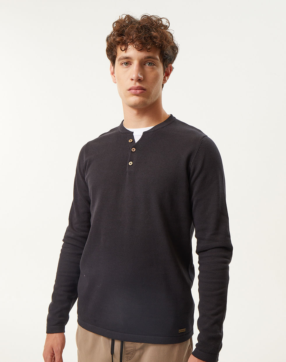 Sweater liso 100% algodón JOSEP — imagen 3