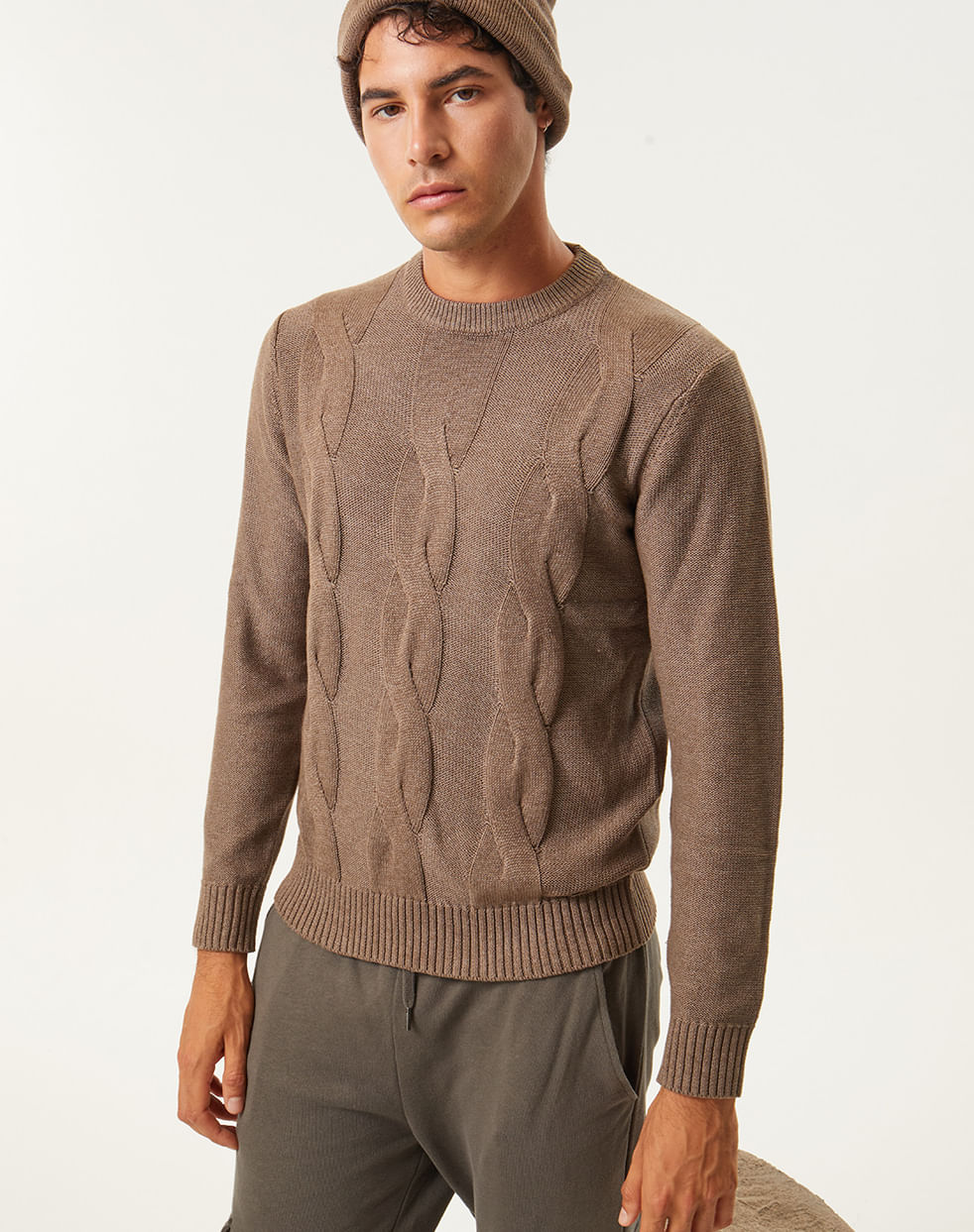 Sweater trenzado AMANDO