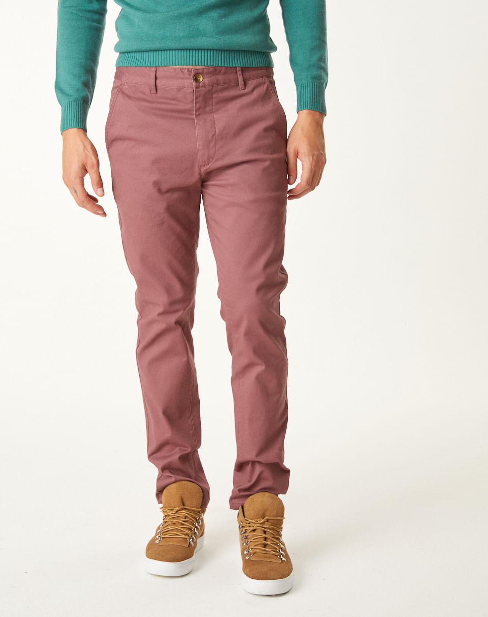 Pantalón chino slim confort HUEZ