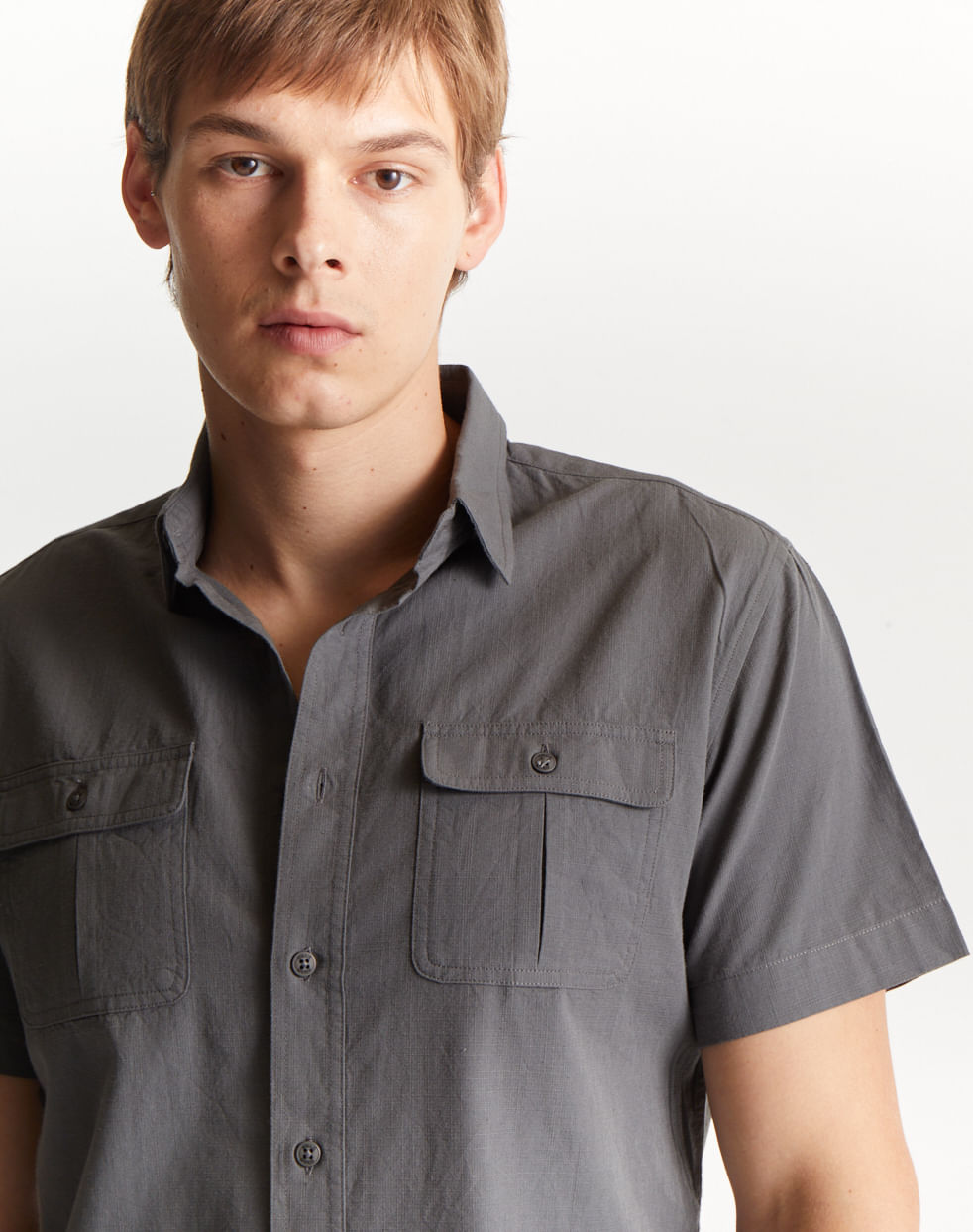 Camisa regular 100% algodón HELICONIA