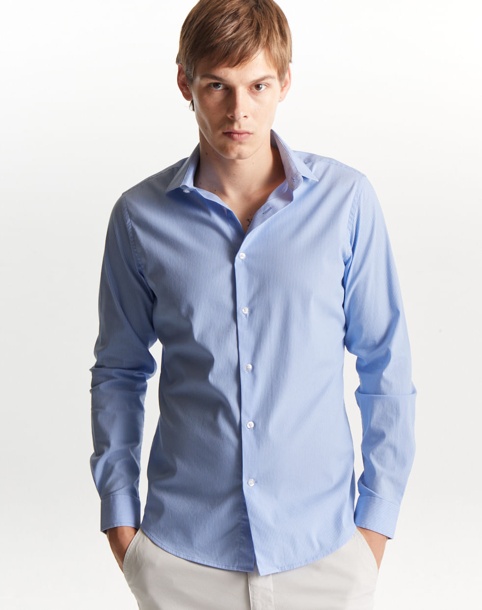 Camisa vestir slim confort BARI