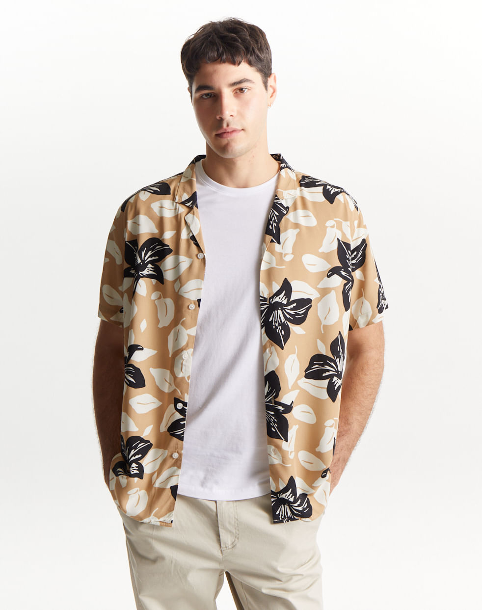Camisa relaxed fibrana SANTINO