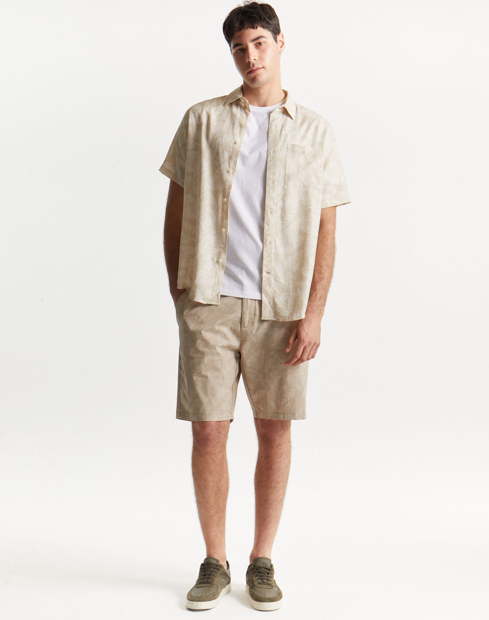 Camisa regular lino LUCA
