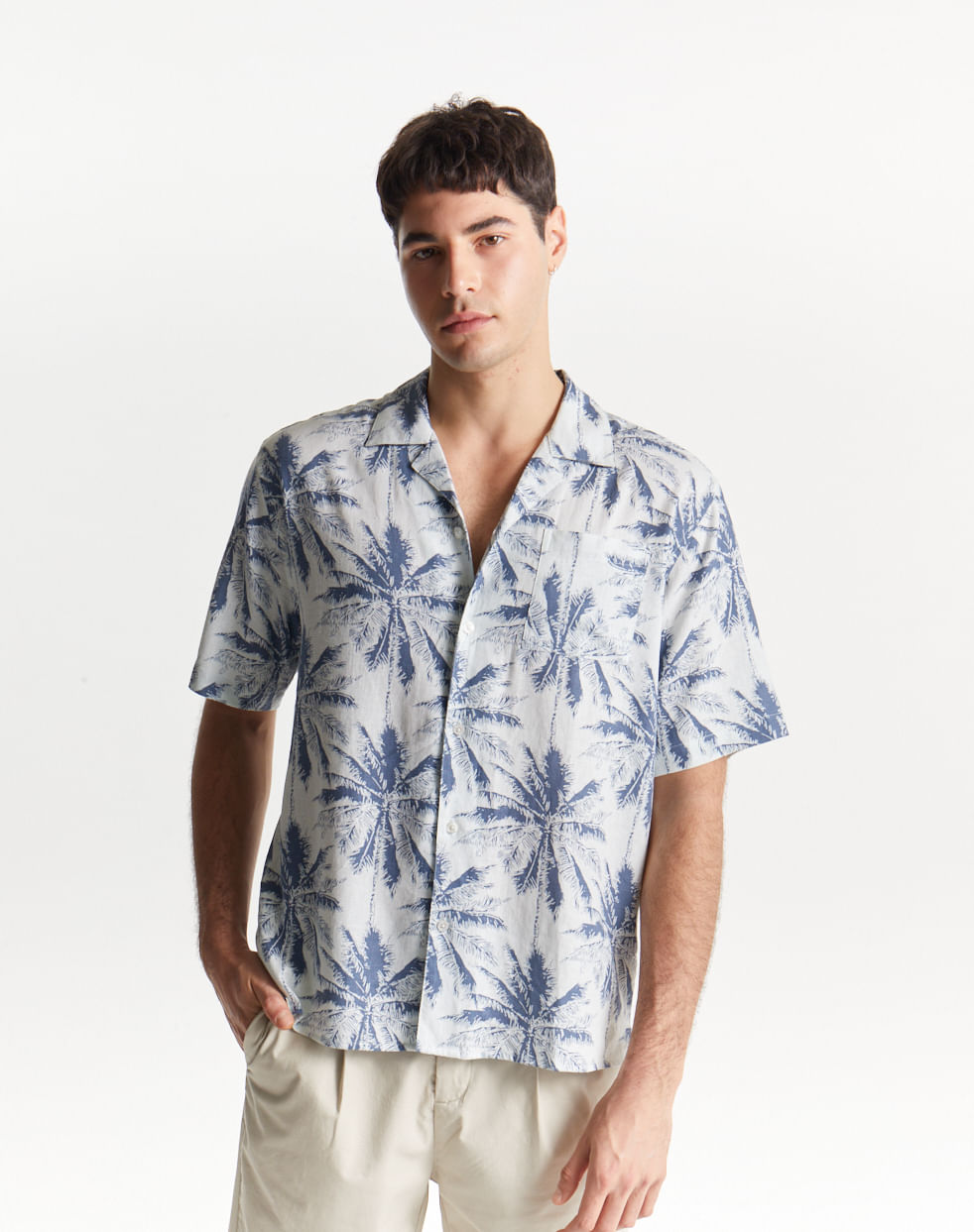Camisa relaxed lino EDWARD