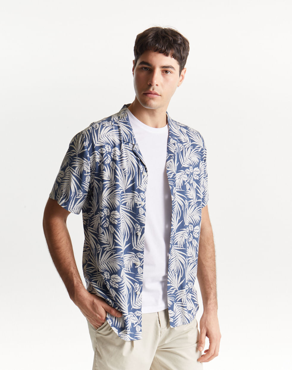 Camisa relaxed fibrana VINCENT