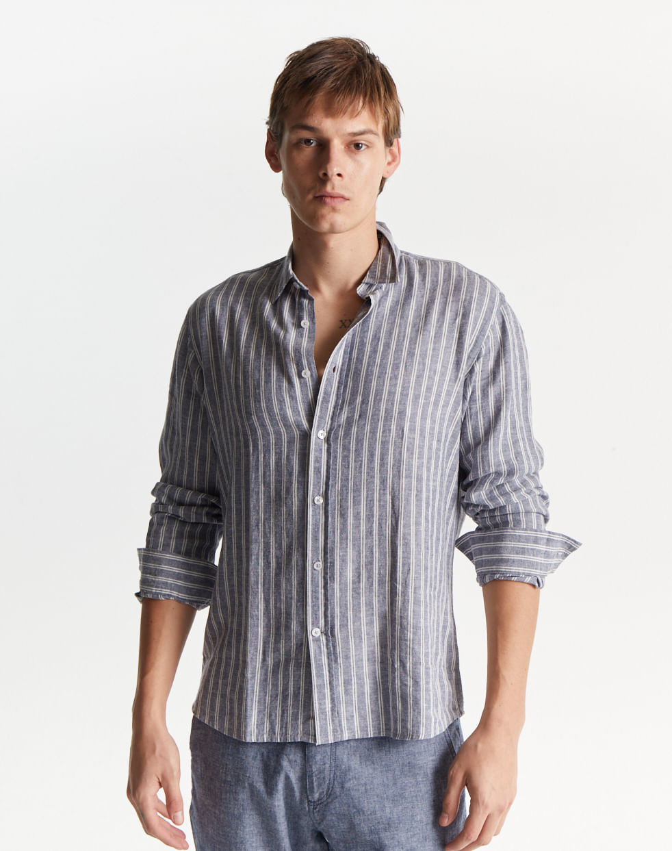 Camisa regular lino PHILLIP