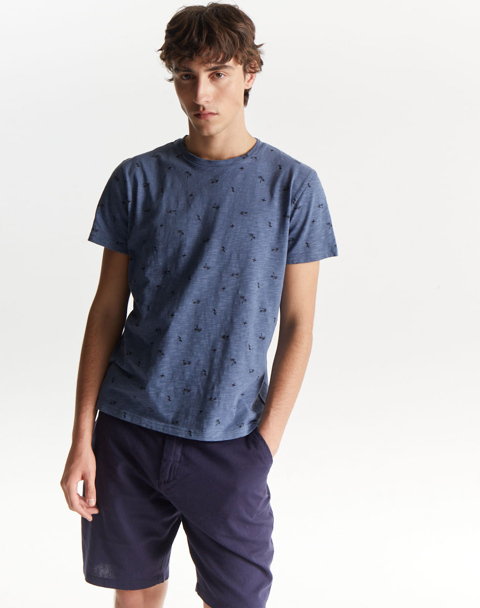 Remera full print 100% algodón JUNO