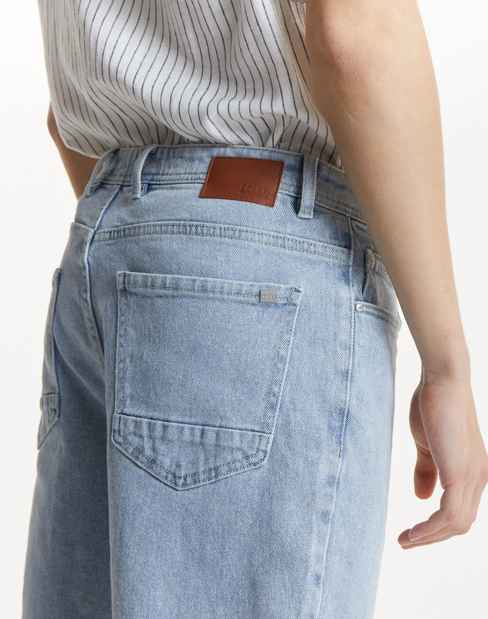 Bermuda 5 bolsillos denim confort CABO — imagen 4