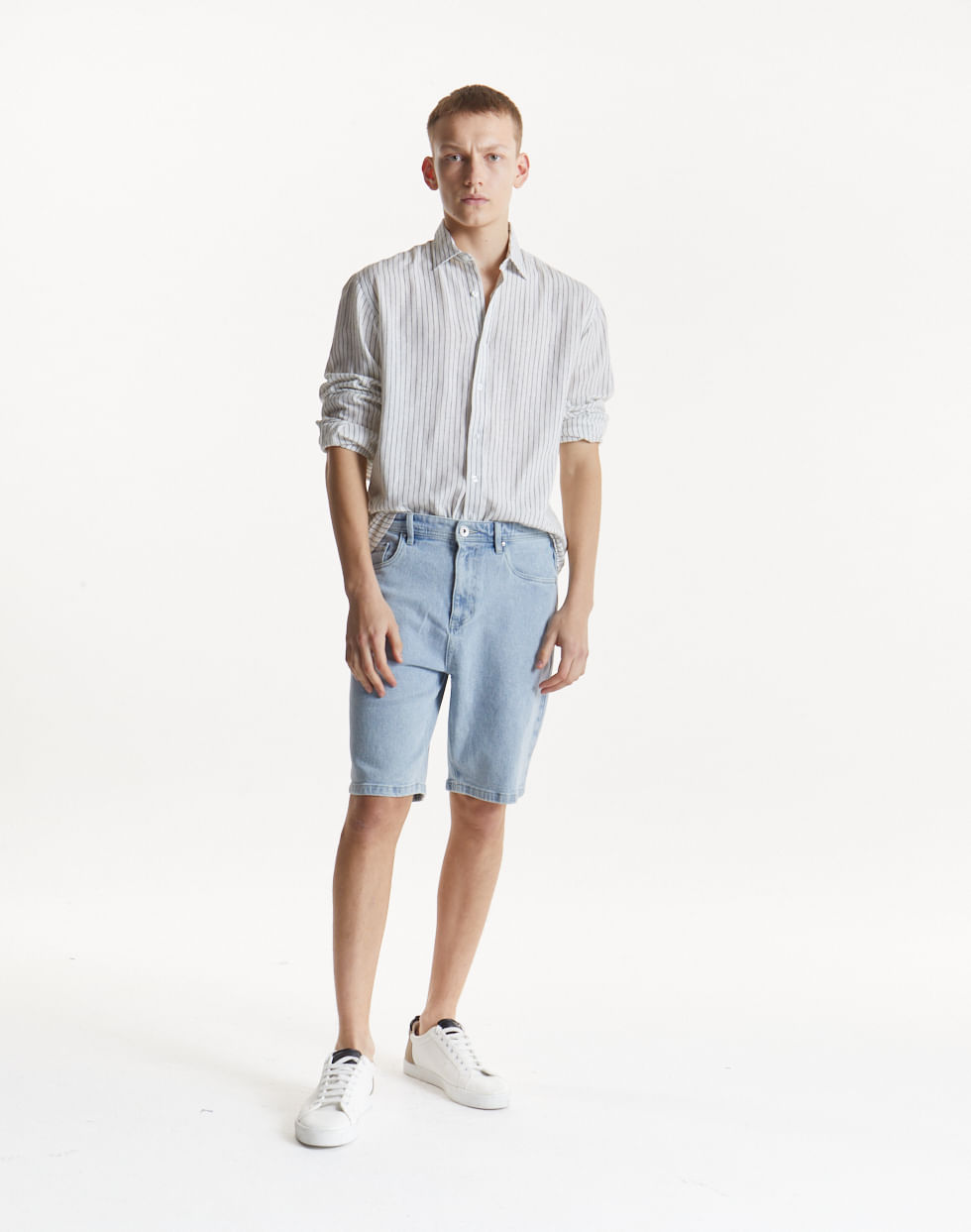 Bermuda 5 bolsillos denim confort CABO — imagen 5