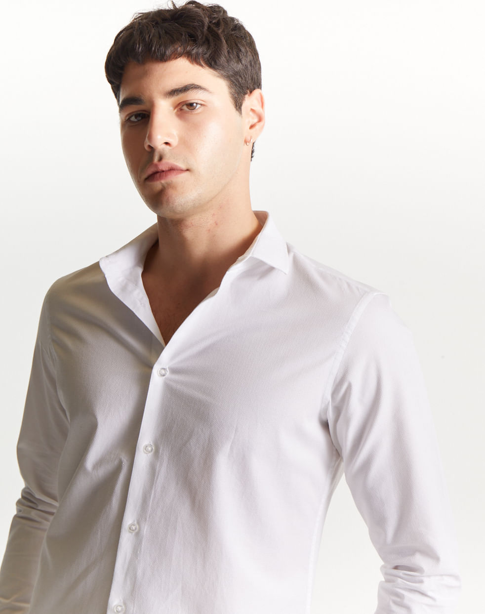 Camisa vestir slim 100% algodón FLORENTINO — imagen 2