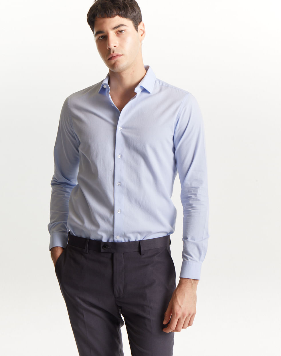 Camisa vestir slim 100% algodón FLORENTINO