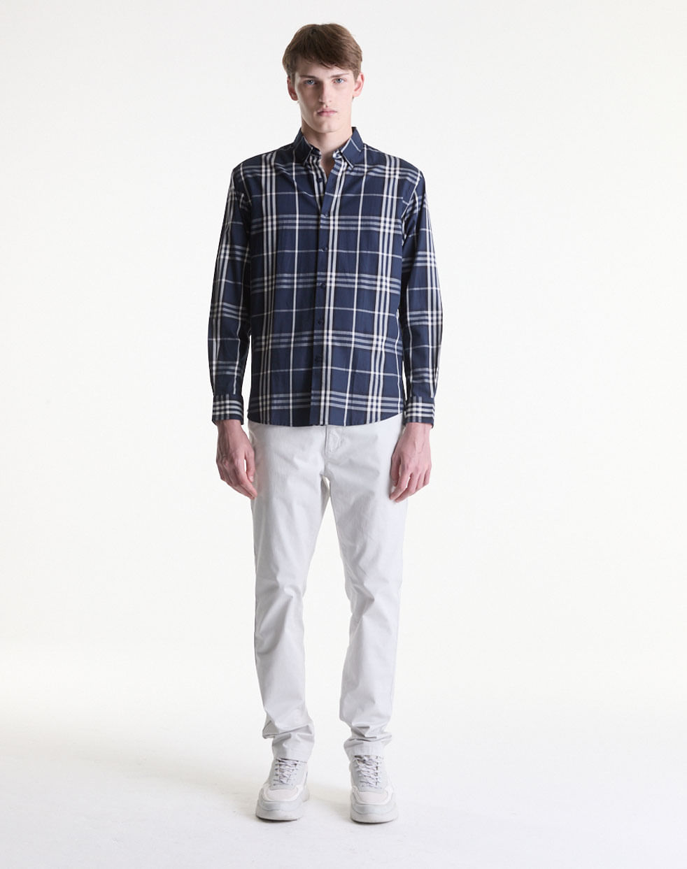 Camisa regular 100% algodón SUIZA — imagen 4
