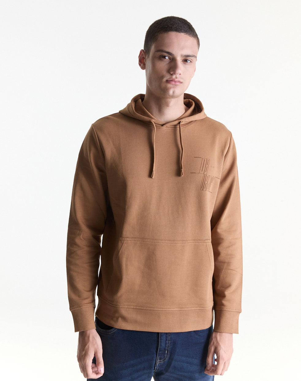 Hoodie estampado rustico 100% algodón VINSON