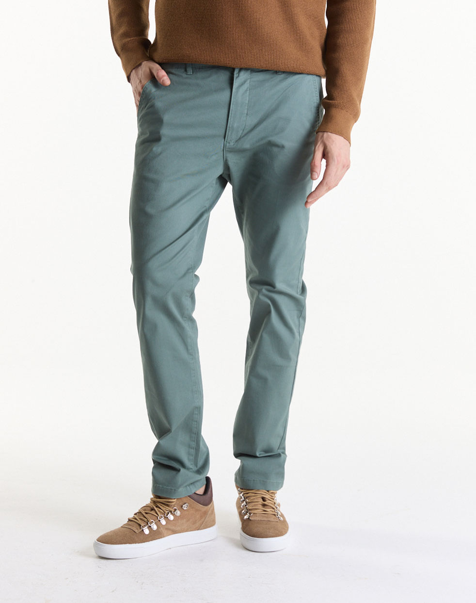 Pantalón chino slim confort HUEZ