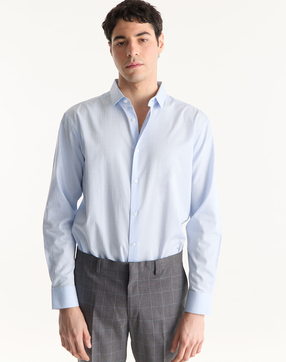 Camisa vestir regular 100% algodón GAVIN