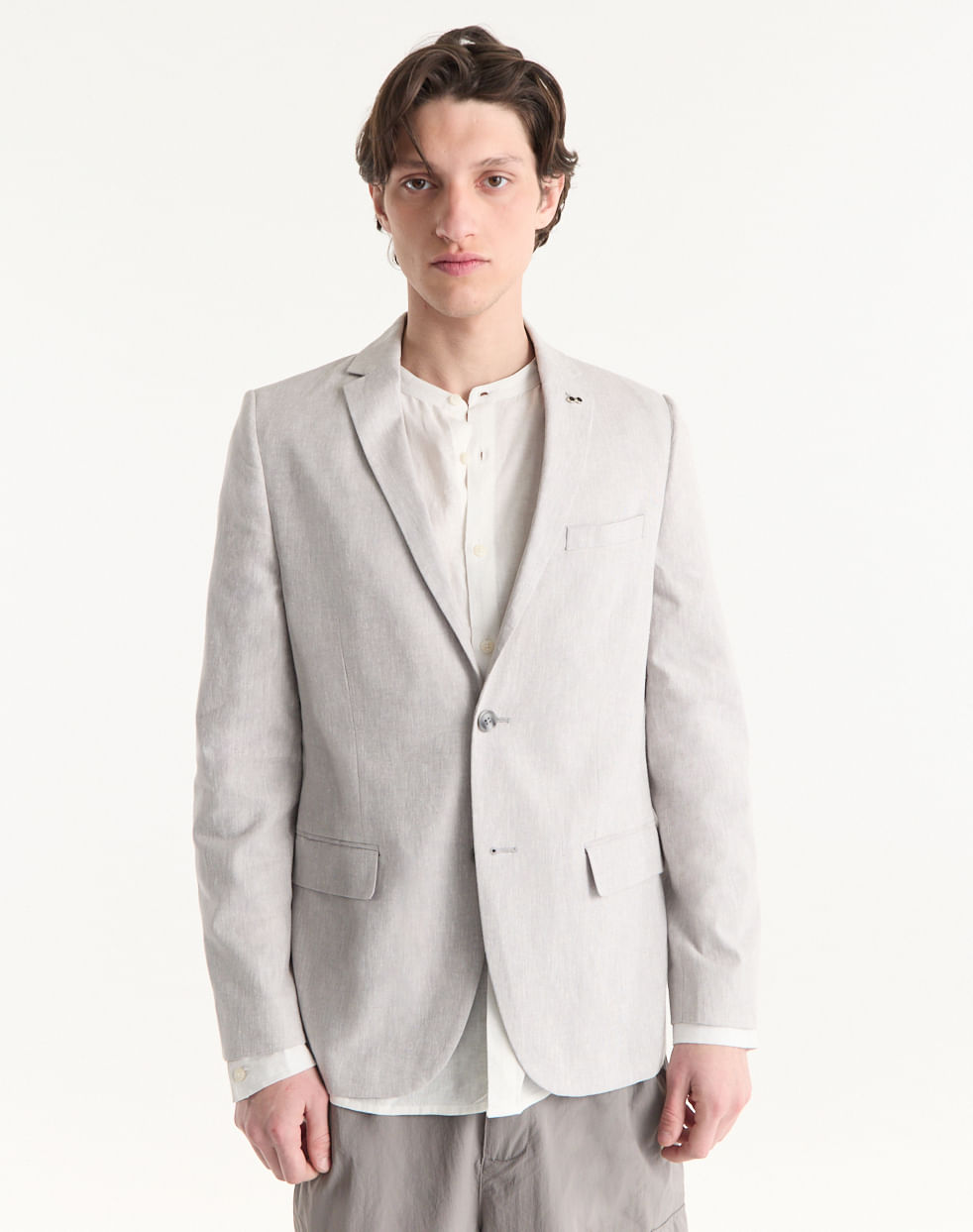 Saco regular lino algodón confort DALLAS