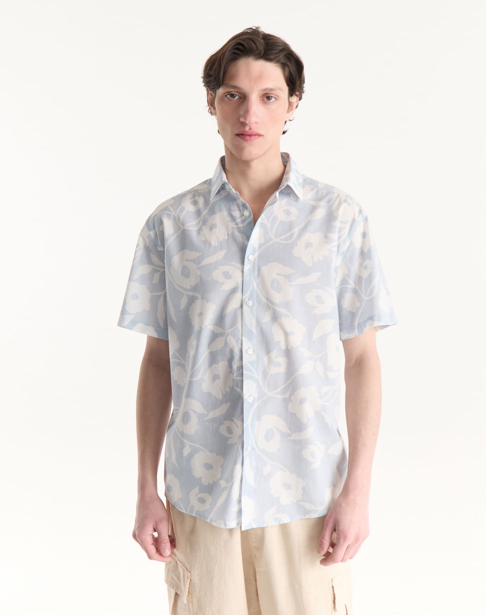 Camisa regular 100% algodón HENRY