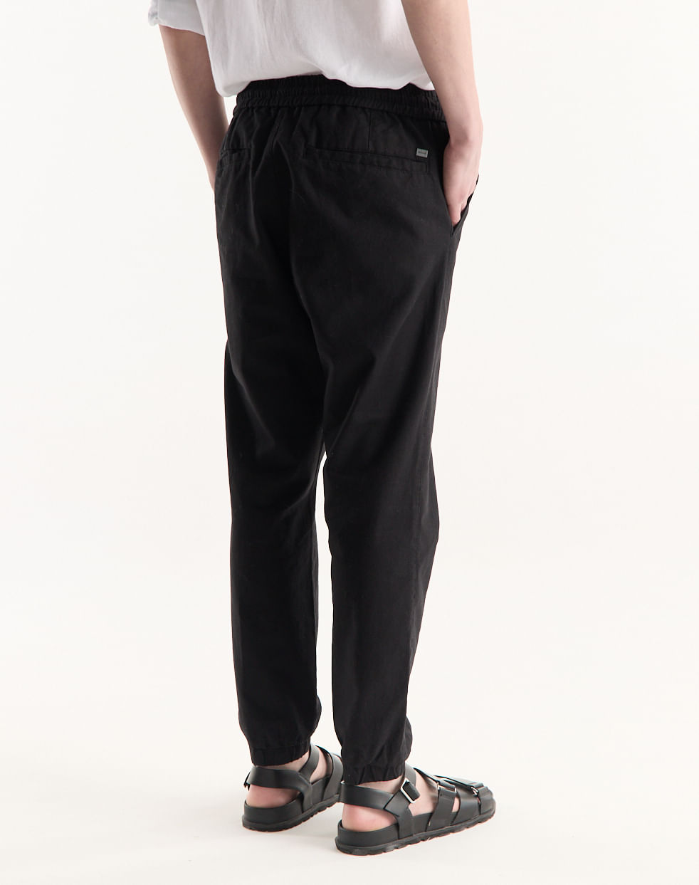 Pantalón jogger relaxed lino algodon ELIAS — imagen 3