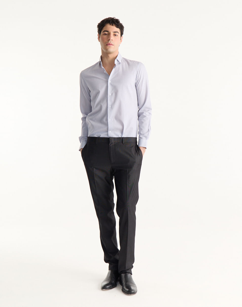 Camisa vestir slim 100% algodón Elliot EQUUS — imagen 4