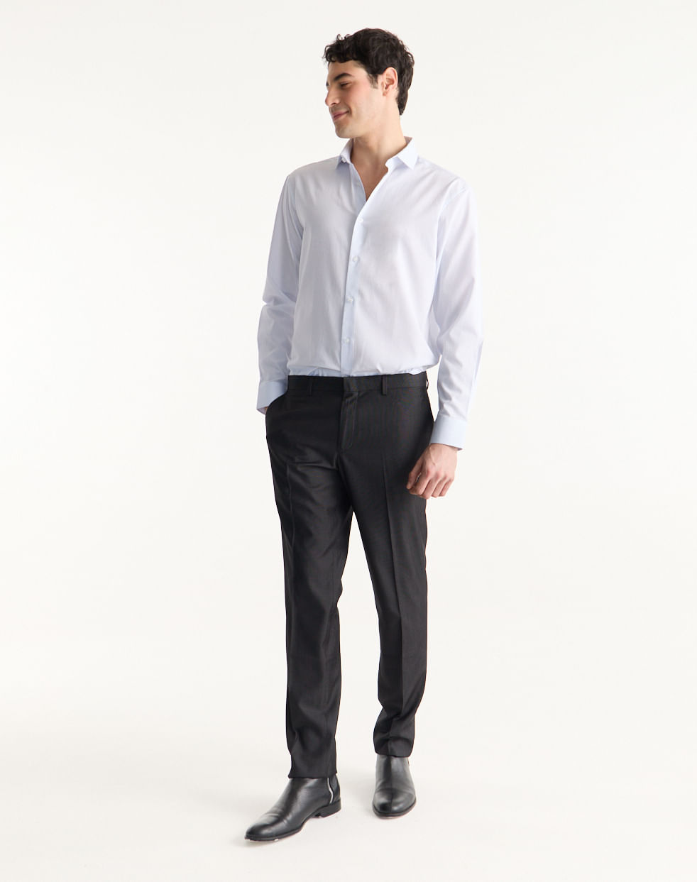Camisa vestir regular 100% algodón Quinn — imagen 4