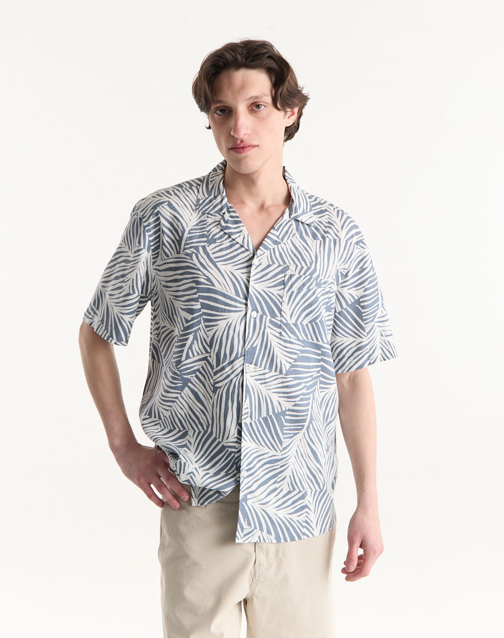 Camisa ultra relaxed lino COOPER