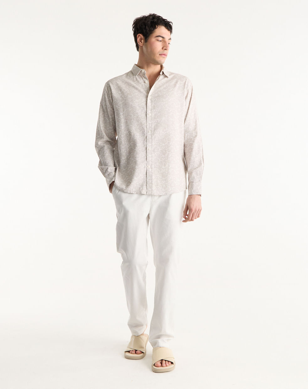 Camisa regular de lino Beckett — imagen 4