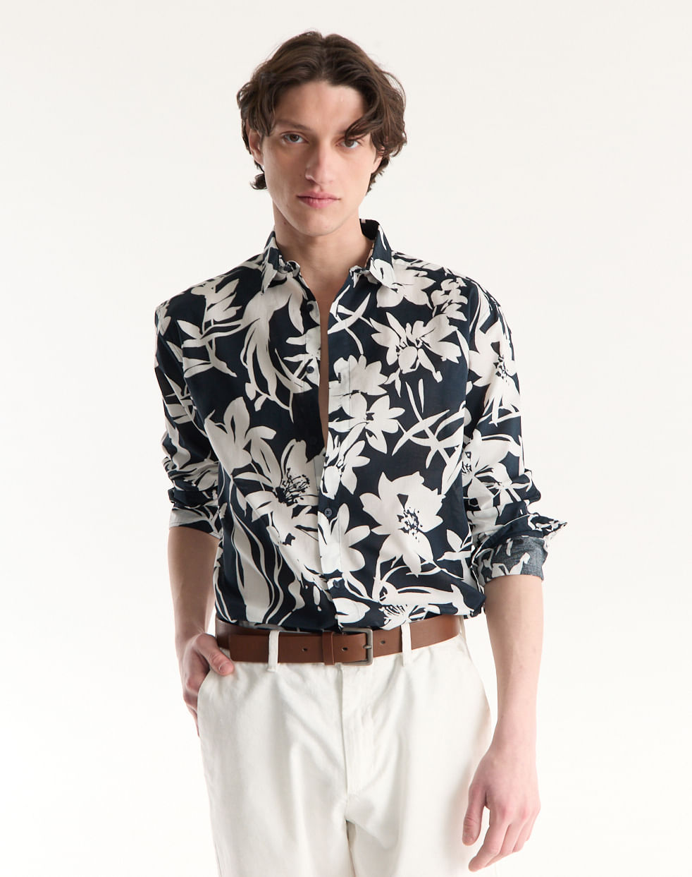 Camisa regular 100% algodón THEO