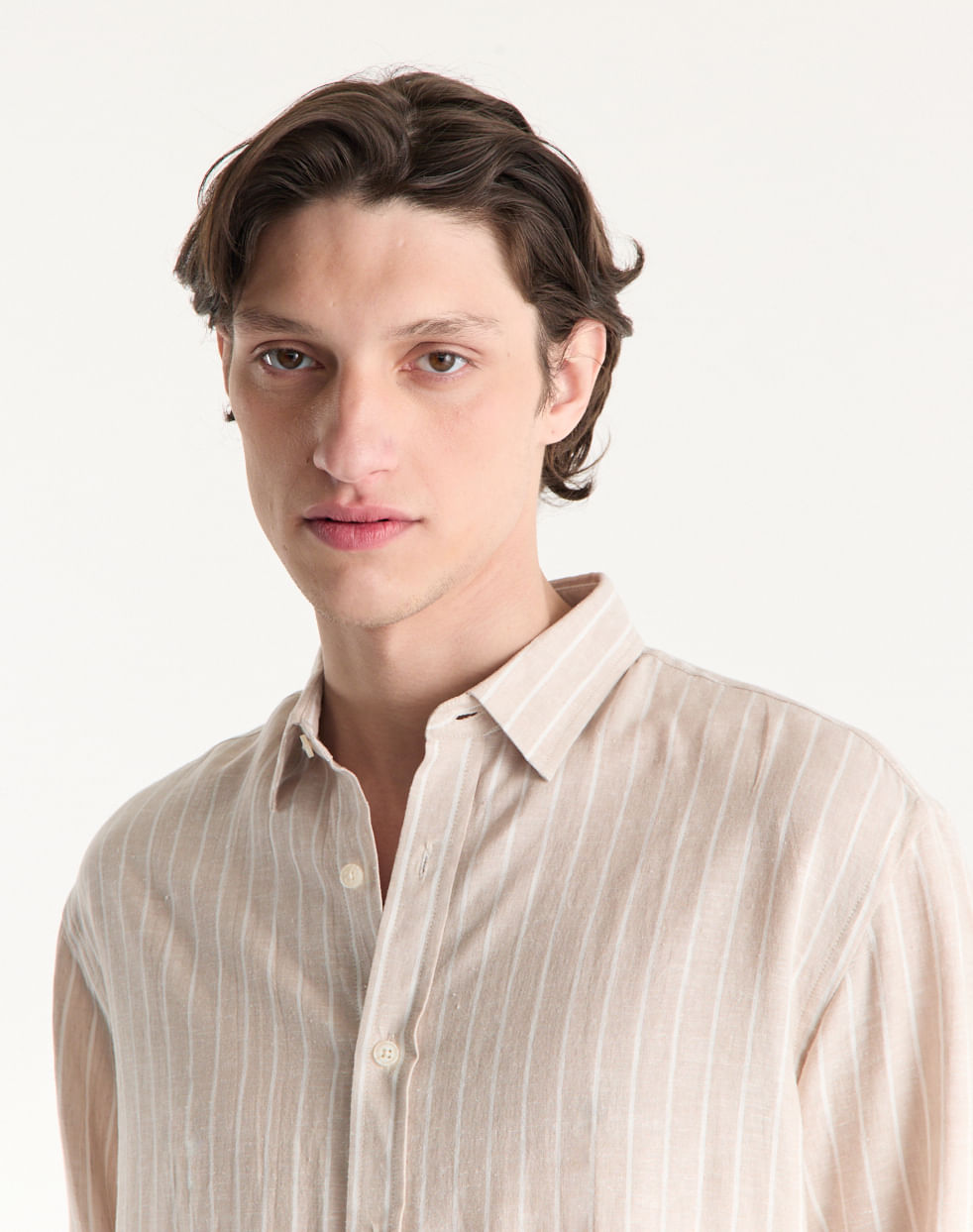 Camisa regular lino JUDE — imagen 3