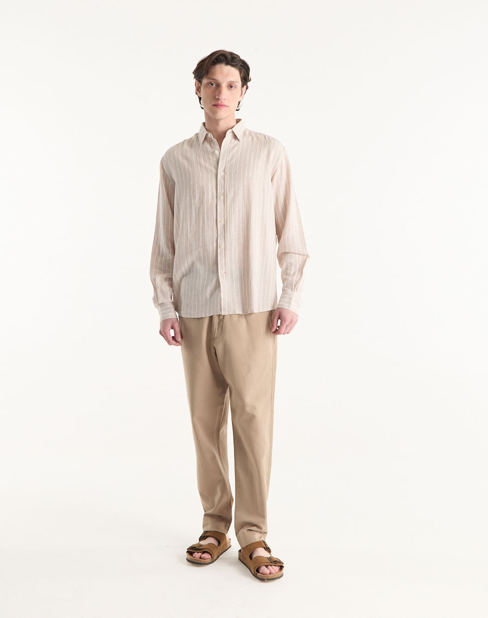 Camisa regular lino JUDE — imagen 4