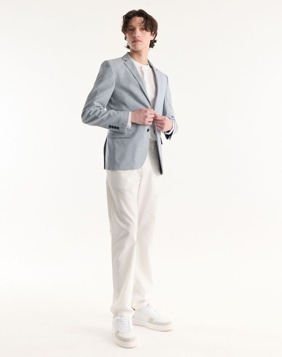 Saco regular lino confort AIKE — imagen 4