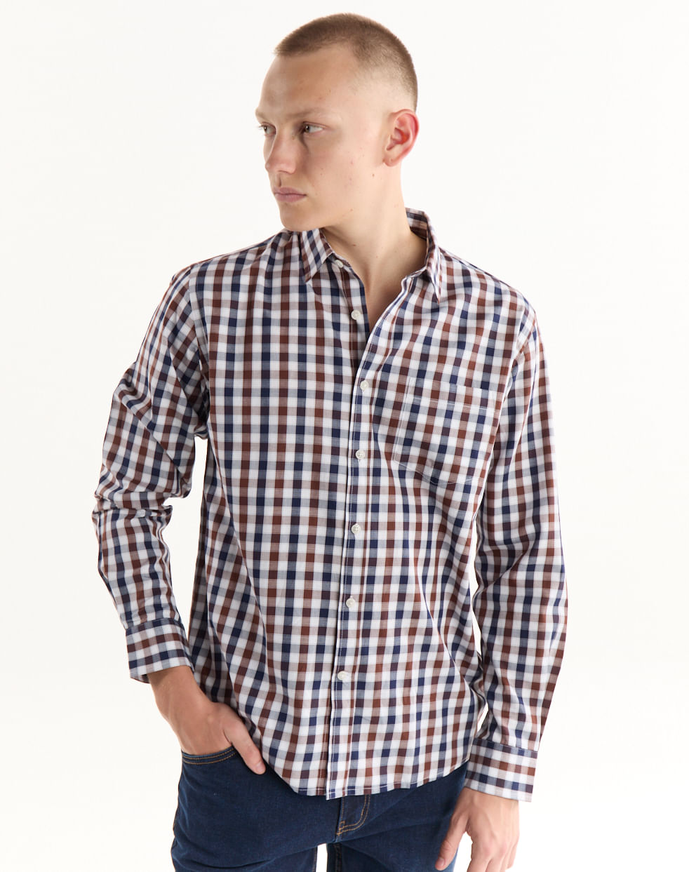 Camisa regular 100% algodón MURCIA