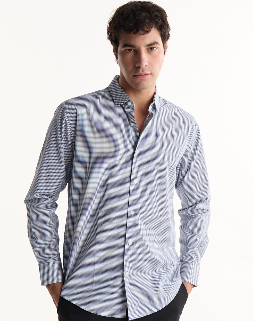 Camisa vestir regular 100% algodón GORUÑA