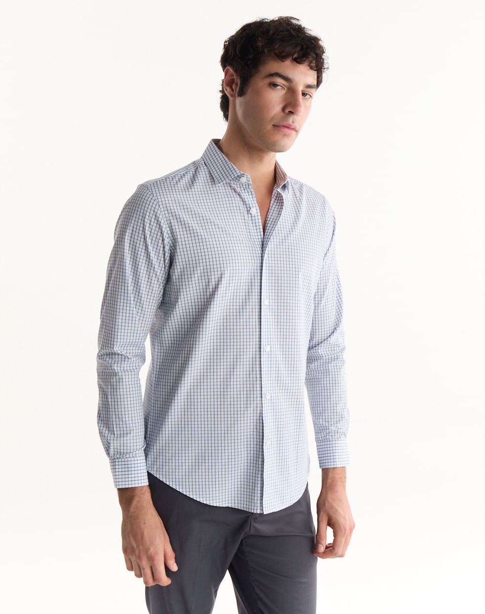 Camisa vestir slim 100% algodón OVIEDO