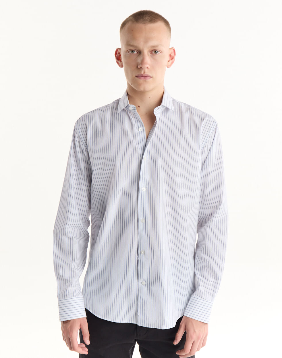 Camisa vestir regular 100% algodón BOLONIA